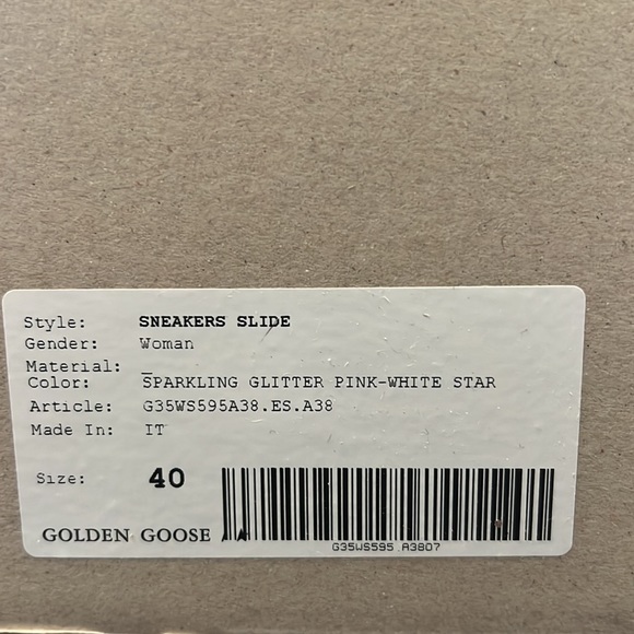 BNIB Golden Goose glitter all over slides - Picture 7 of 9